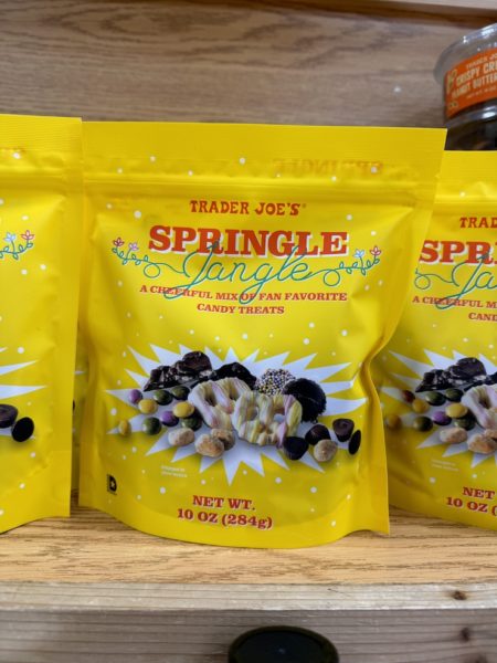 Trader Joe's Springle Jangle candy snack mix.