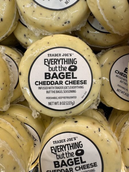 Trader JOe's Everything But the Bagel Cheddar Cheese round
