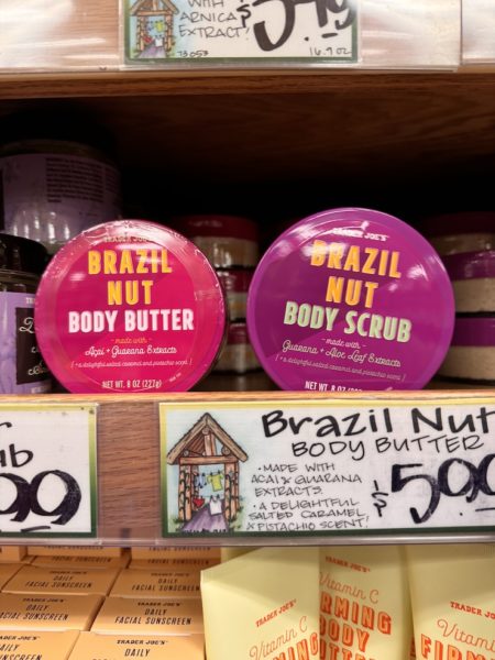 Trader Joe's Brazil Nut Body Butter and Body Scrub