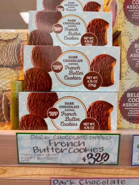 Trader Joe's Dark Chocolate Dipped French Butter Cookies