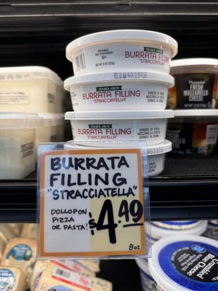 Trader Joe's Stracciatella Burrata Filling