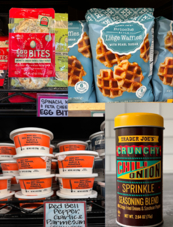 What's New at Trader Joe's collage- July 31, 2024