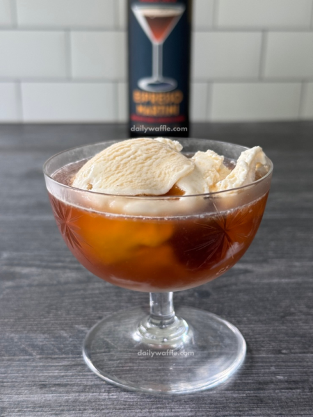 Trader Joe's Espresso Martini boozy affogato