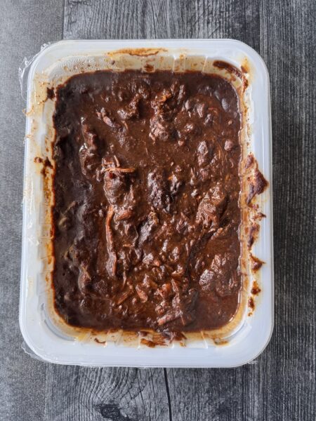 Trader Joe's Chicken Mole Microwaved