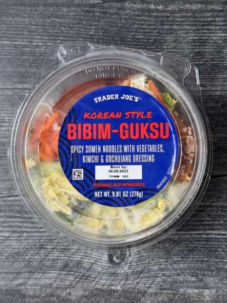 Trader Joe's Bibim-guksu in container